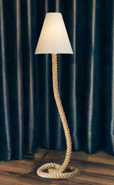 Große Taulampe Stehlampe- Schiffsleuchte- H 160 cm- elektrisch