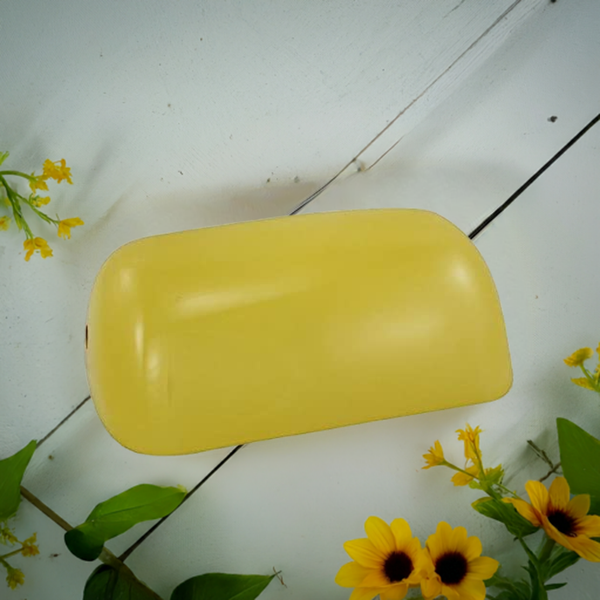 Kleiner Schirm für Bankerslampe, gelb 18x 7x 11cm