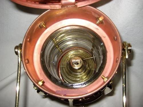Lámpara de ancla grande, lámpara de barco, lámpara de cabina, lámpara de camping, lámpara de exterior - cobre