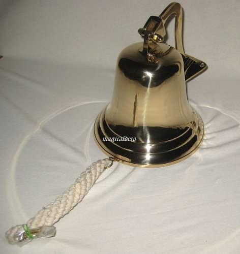 Geschenkset bestehend aus Segelyacht, Schiffsglocke+ Fischernetz braun