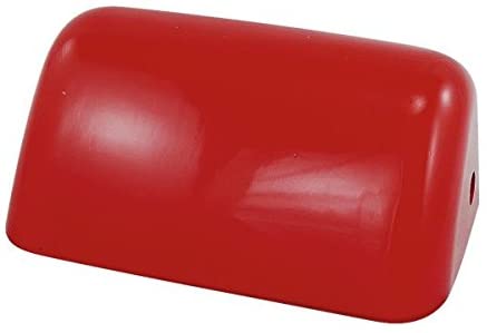 Kleiner Schirm für Bankerslampe, rot 18x 7x 11cm