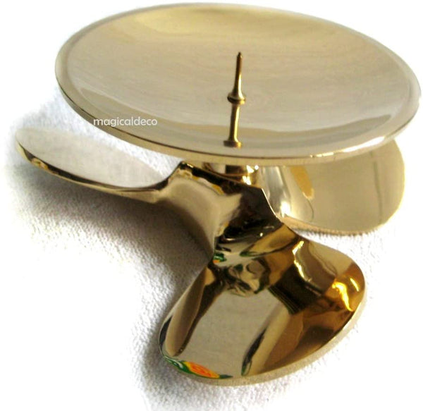 massiver Kerzenständer- Kerzenhalter - Propeller