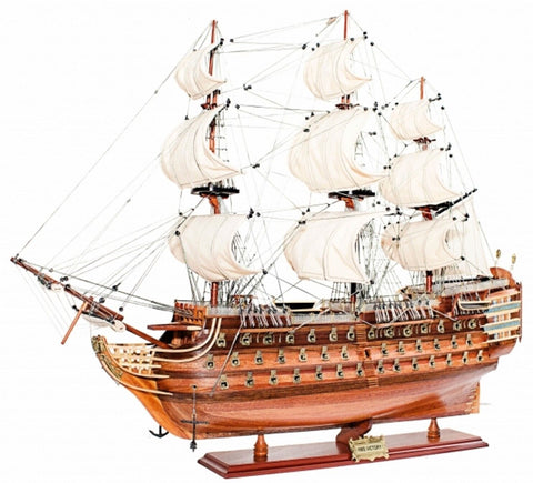 Exclusives Schiffsmodell, Segler, Holz und Metall- H.M.S. Victory- Top