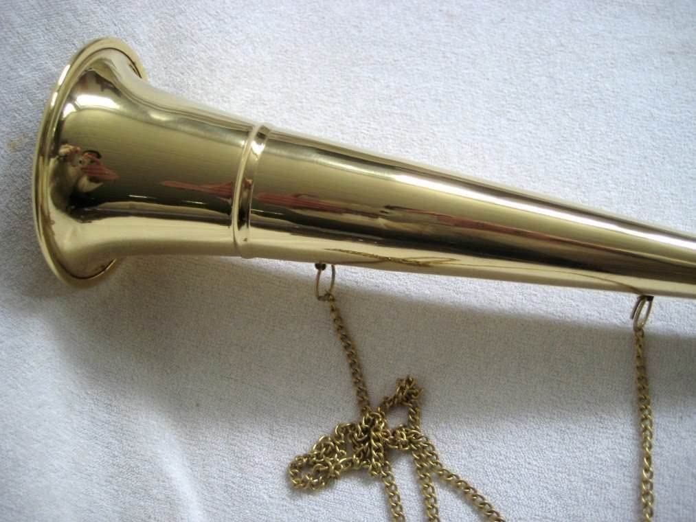 Edelstahl Nebelhorn Für Boote - Handbetriebenes Signalhorn Mit Abnehmbarem Mundstück