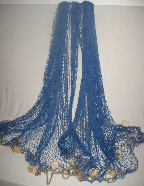 Geschenkset bestehend aus Segelyacht, Schiffsglocke+ XL 3,4 m blaues Fischernetz