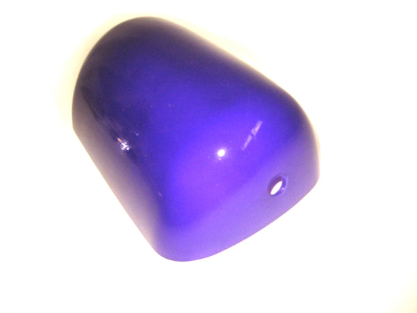 Schirm für Bankerslampe, Glasschirm- 22.5X 13x 7 cm-dunkellila