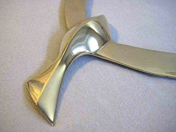 6er Set- SEHR EDEL- Möwe- Wanddeko mit Aufhängeringen- aus Messing - 20 cm