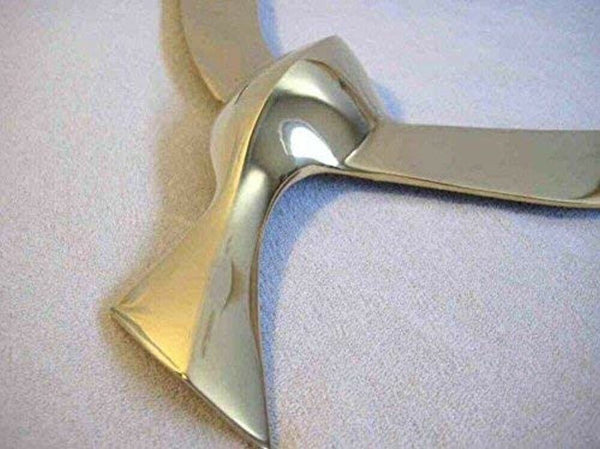 6er Set- SEHR EDEL- Möwe- Wanddeko mit Aufhängeringen- aus Messing - 20 cm