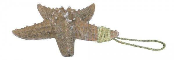Dekorative Figur- Seestern 21 cm- sandfarben