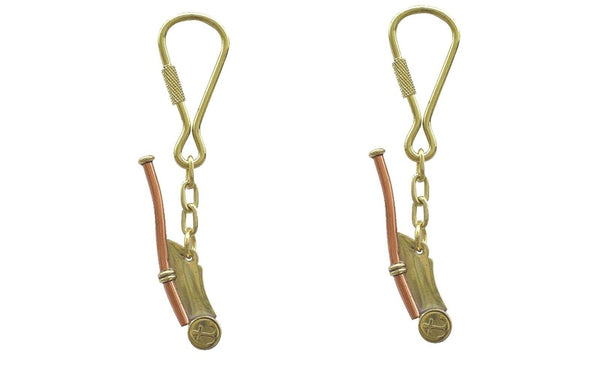 2X Schlüsselanhänger Bootsmannspfeife mit Funktion