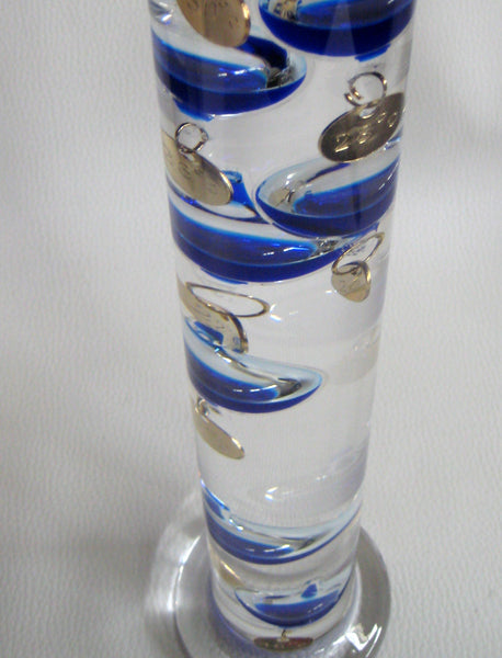 Galileo Thermometer im Glaszylinder 27,5 cm