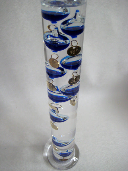 Galileo Thermometer im Glaszylinder 27,5 cm