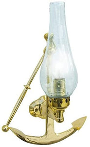 Elegante Messing- Schiffslampe - Schiffsleuchte - Wandlampe