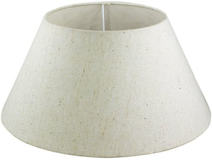 Lampenschirm 36 cm- Jutestoff, Sackleinen