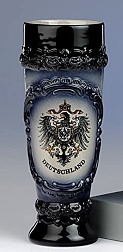 King-  Tulpe - Weizenbier mit Reliefeinfassung 0,5 L - Deutschland- German Beer Stein, Beer Mug - Feinsteinzeug