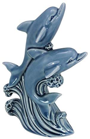Delphin- glasiert- Maritime Deko- Figur