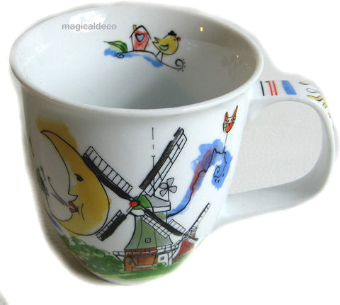 Porzellan- Tasse, Kaffeetasse, Teetasse- Greetsiel Nordsee - deutsches Produktdesign
