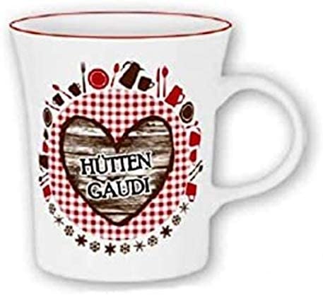 Porzellan- Tasse, Kaffeepott, Becher- Hüttengaudi -deutsches Produktdesign