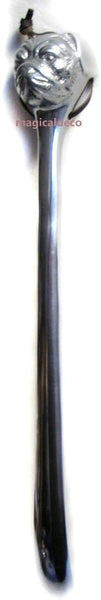 Edler Schuhanzieher-Löffel - Mops, Aluminium, poliert- 54 cm