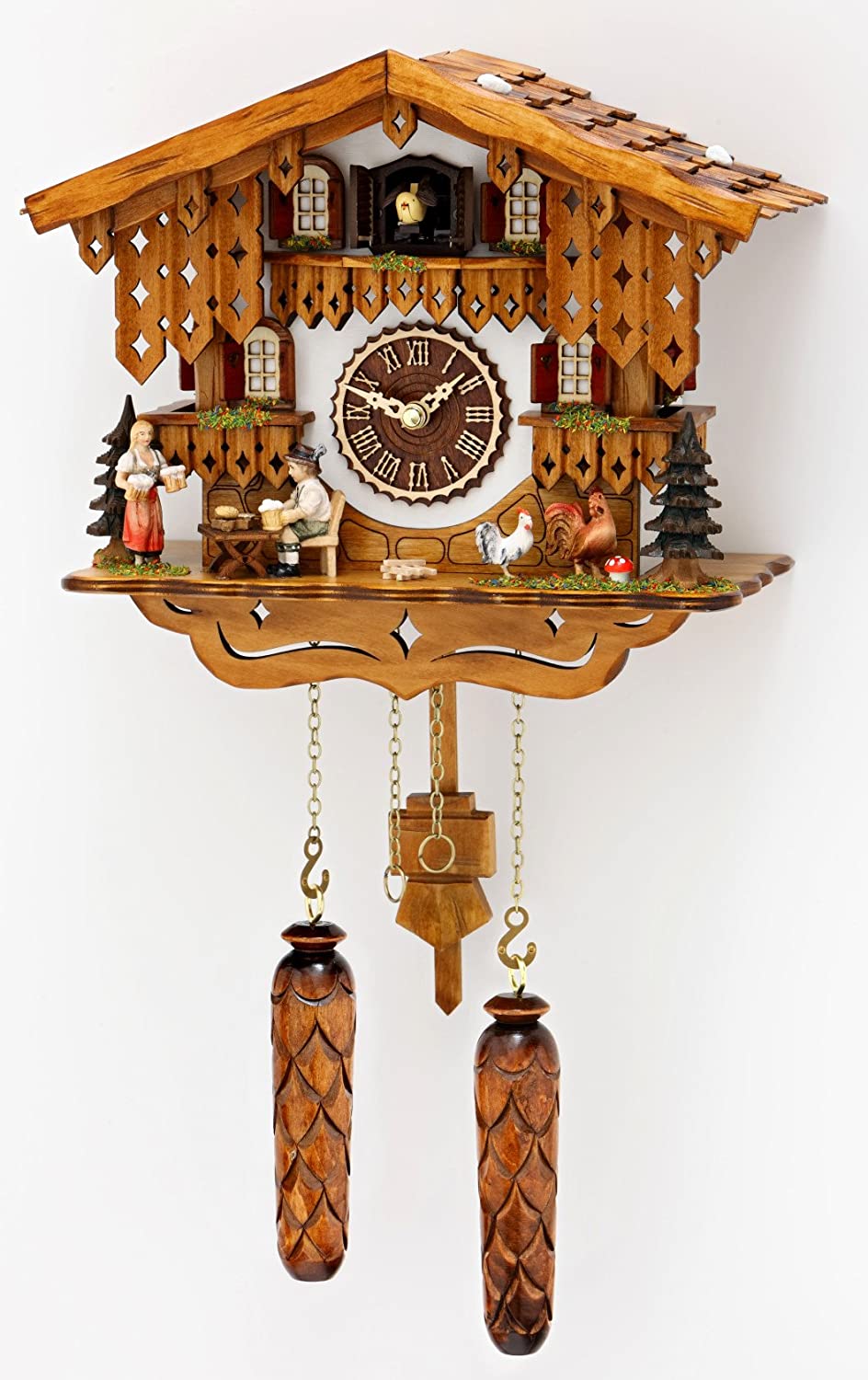 Original Schwarzwald- Kuckucksuhr mit 12 Melodien- Kuckuck- Cuckoo Clock- Trenkle Uhr