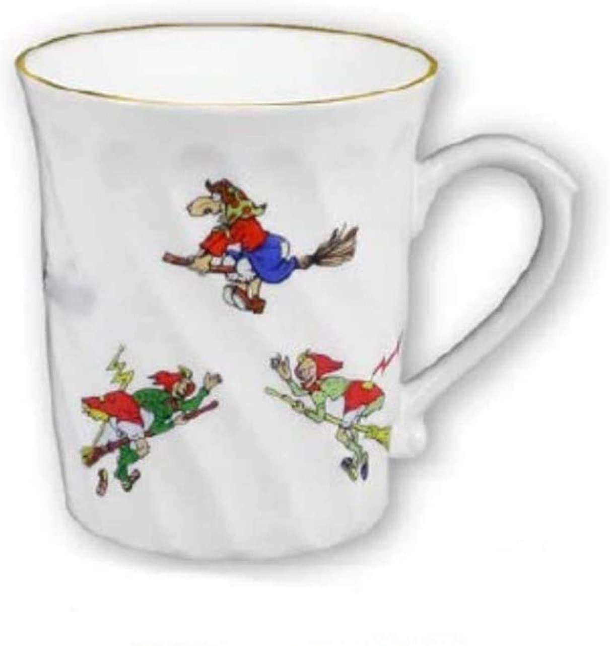 Porzellan- gedrehte Tasse, Kaffeepott, Kaffeepott - Harz- Hexen