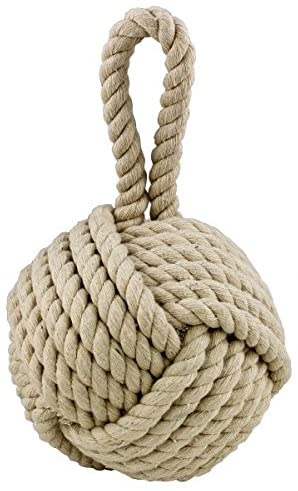 Schwerer Zierknoten auch- Türstopper Baumwolle, geflochten- tolle Deko 27 cm