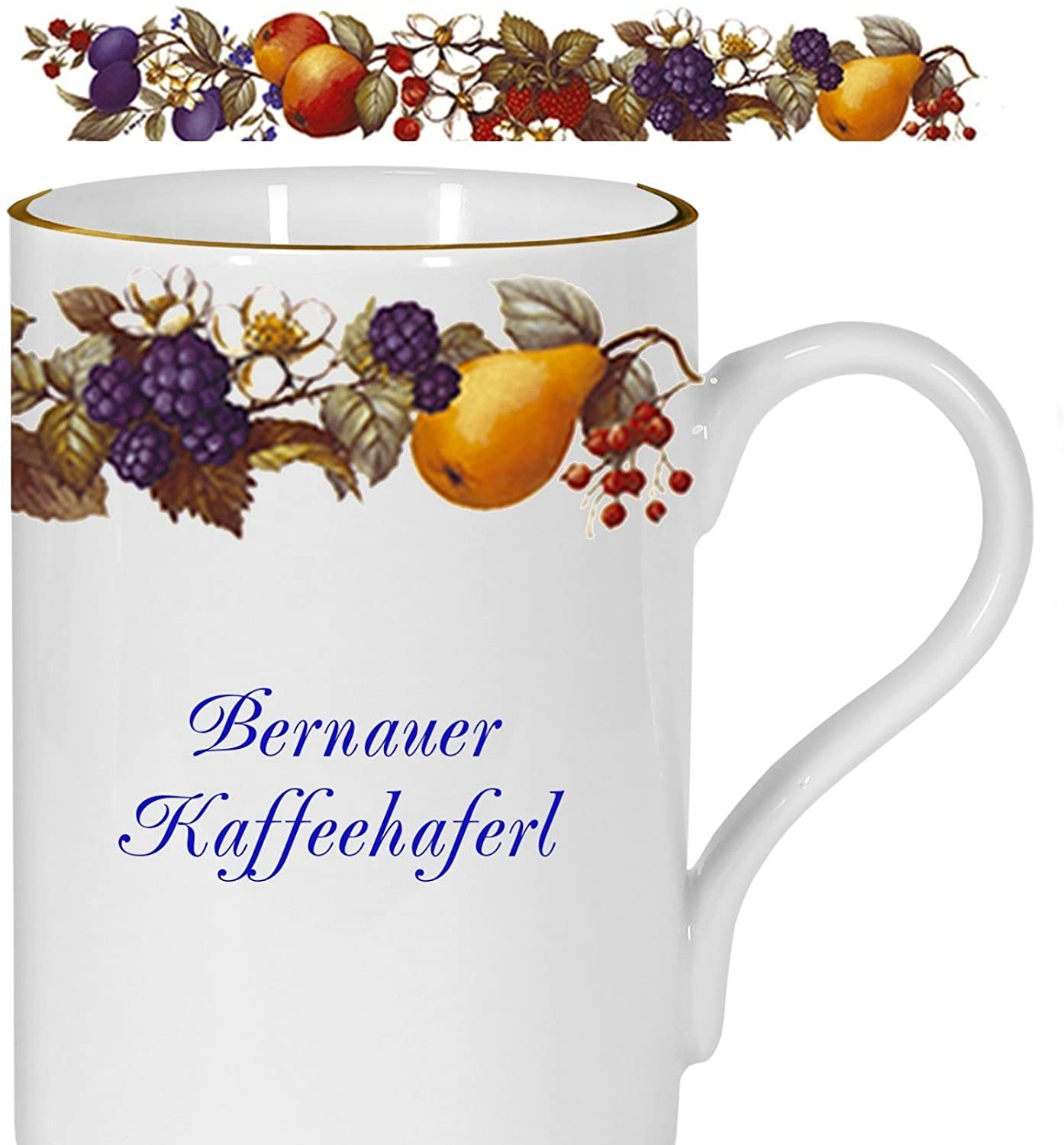 Porzellan- Tasse, Kaffeepott, Becher - Bernau- Obstranke - deutsches Produktdesign