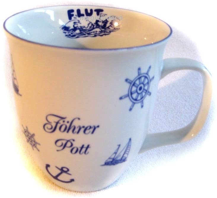 Jumbo Tasse, Kaffeepott, Becher- Föhr- maritim- Porzellan