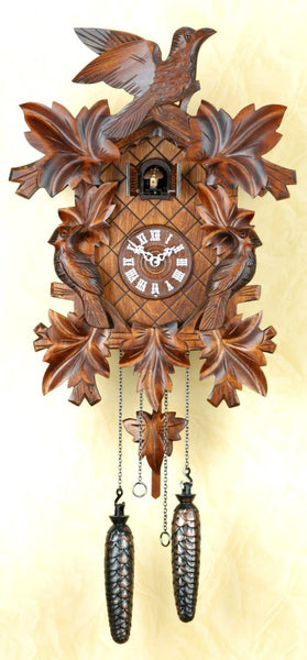 Original Schwarzwald- Kuckucksuhr- Vögel/Birds- Cuckoo Clock- Handmade Germany Black Forest