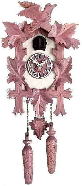 Original Schwarzwald- Trendy, Chic - Design- Kuckucksuhr mit Nachtabschaltung, Kuckucksruf - Cuckoo Clocks- Germany Black Forest