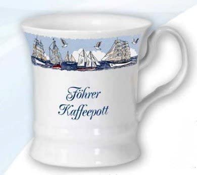 Maritim Porzellan- Tasse, Kaffeepott, Becher- Föhrer Kaffeepott -deutsches Produktdesign