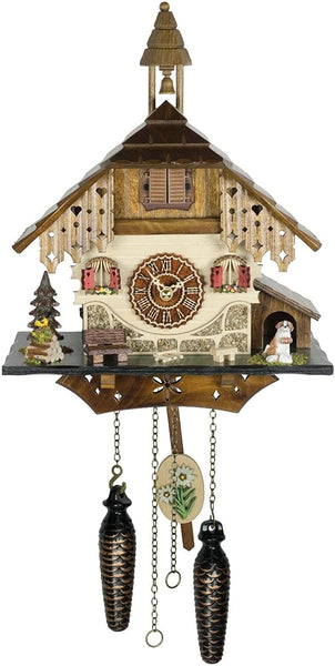 Schwarzwald-Kuckucksuhr Glockenhaus -12 Melodien-Kuckuck- Cuckoo Clock- Trenkle Uhr