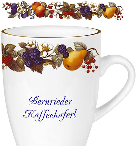 Taza de porcelana, cafetera, taza - Vid de fruta Bernried - Diseño de producto alemán 