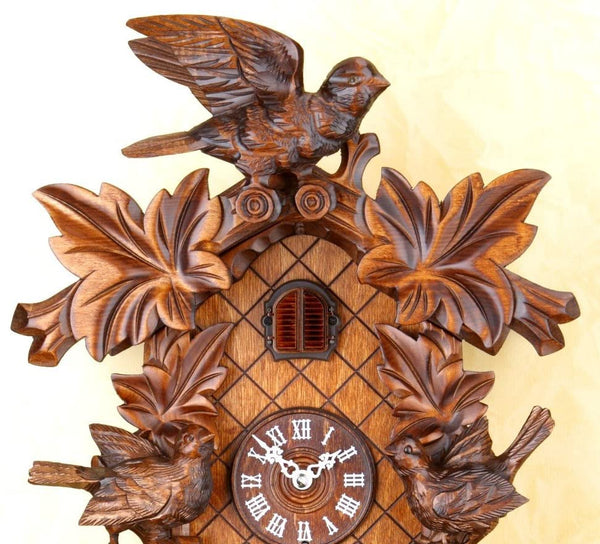 Original Schwarzwald- Kuckucksuhr- Vögel/Birds - Kuckucksruf- Cuckoo Clock- Trenkle Uhr