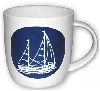 Porzellan- Tasse, Kaffeepott, Becher - Schiff- maritim -deutsches Produktdesign