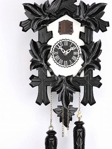 Original Schwarzwald- Trendy, Chic - Design- Kuckucksuhr mit Nachtabschaltung - Kuckucksruf- Cuckoo Clock- Trenkle Uhr