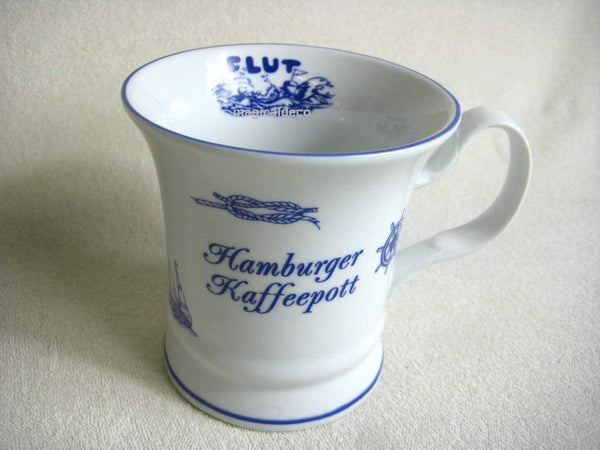 Porzellan- Tasse, Kaffeepott, Haferl - Hamburg- maritim -deutsches Produktdesign
