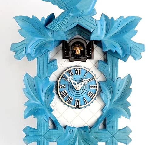 Original Schwarzwald- Trendy, Chic - Design- Kuckucksuhr mit Nachtabschaltung, Kuckucksruf - Cuckoo Clocks- Germany Black Forest