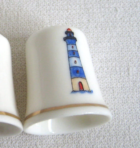 Fingerhut- maritim- Leuchtturm- Porzellan- deutsches Produktdesign