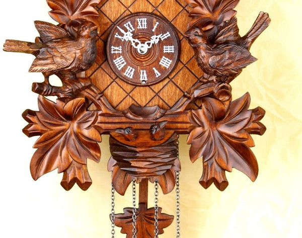 Original Schwarzwald- Kuckucksuhr- Vögel/Birds - Kuckucksruf- Cuckoo Clock- Trenkle Uhr