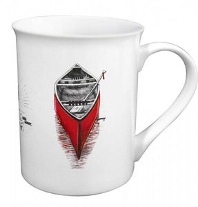 Tasse, Henkelbecher H. 10 cm, Porzellan in Geschenkebox- Motiv Boot