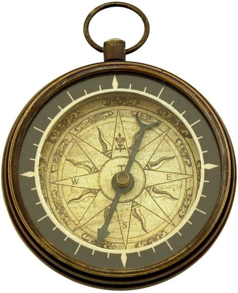 Tischkompass, Kompass, Navigation, antik Messing- 5,5 cm
