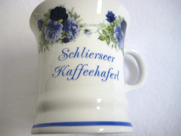 Porzellan- Tasse, Kaffeepott, Haferl- Schliersee