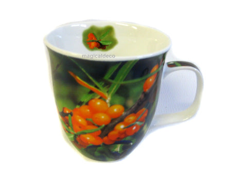 Taza de porcelana, cafetera, taza, marítima - espino amarillo - diseño de producto alemán 